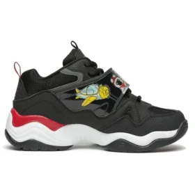 D‘ Lites Train Low-Top-Schuhe Schwarz/Rot