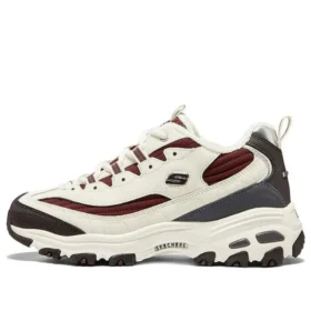 D‘ Lites Zip Along Schuhe «White Burgundy Grey»