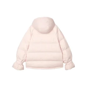 (Damen) Skechers Daunenjacke mit Kapuze und Reissverschluss, langärmelig «Pink»