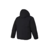 Daunenjacke mit Kapuze „Schwarz-Weiss-Rot“