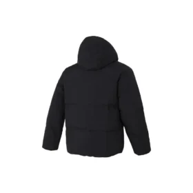 Daunenjacke mit Kapuze „Schwarz-Weiss-Rot“