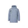 Daunenjacke mit Kapuze und Logo-Print, mittellang «Multi-Color»