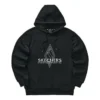 Diamond Series Letter Hoodie „Schwarz-Weiss“
