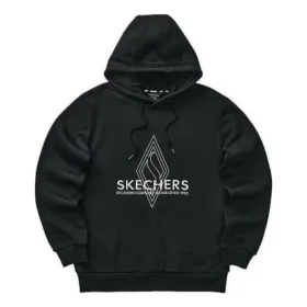 Diamond Series Letter Hoodie „Schwarz-Weiss“