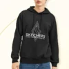 Diamond Series Letter Hoodie „Schwarz-Weiss“