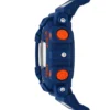 Digitale blaue Uhr
