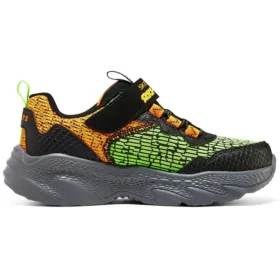 Dino-Lights Sneaker «Green Orange Black»