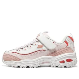 Dlites Chunky Schuhe «Weiss Rosa Rot»