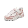 Dlites Chunky Schuhe «Weiss Rosa Rot»