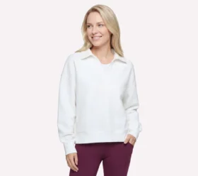 Downtown Cozy Fit Langarm-Pullover mit Kragen
