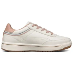Downtown Low-Top Sneaker Weiss/Rosa