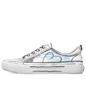 Dr. Seuss x Skechers Bob’s B Wilder Low – Freizeitschuhe Weiss/Blau/Schwarz