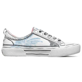 Dr. Seuss x Skechers Bob’s B Wilder Low – Freizeitschuhe Weiss/Blau/Schwarz