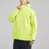 Einfarbige 3-in-1-Jacke mit Reissverschluss «Green Grey»