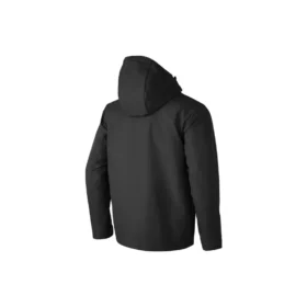 Einfarbige 3-in-1-Jacke mit Reissverschluss «Schwarz»