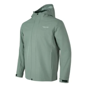 Einfarbige 3-in-1-Jacke mit Reissverschluss «Teal»
