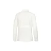 Einfarbige Jacke mit seitlichen Streifen „Pink-Weiss“