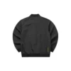 Einfarbige Reissverschlussjacke „Schwarz“
