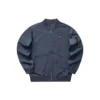 Einfarbige Reissverschlussjacke „Schwarz“
