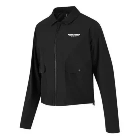 Einfarbige, schnell trocknende, lockere Jacke mit Reissverschluss «Schwarz-Weiss»