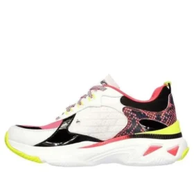Energy Racer Low-Top-Schuhe Weiss/Rot/Schwarz