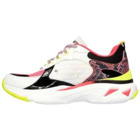 Energy Racer Low-Top-Schuhe Weiss/Rot/Schwarz