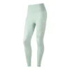 Enge Sport-Fitness-Leggings „Grün Schwarz Blaugrün“