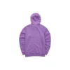 Farbenfrohe Casual-Serie: Kapuzenjacke mit Reissverschluss und Buchstabenprint «Purple White»