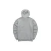 Farbenfrohe Freizeit-Serie Letter-Kapuzenjacke mit Reissverschluss «Grey White»