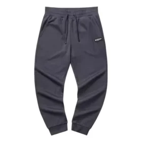Farbenfrohe Freizeit-Serie Strickhose mit Kordelzug «Schwarz»