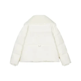 FASHION Daunenjacke mit Buchstabenprint „White“