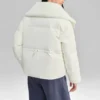 FASHION Daunenjacke mit Buchstabenprint „White“