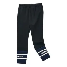 Fleece-Hose mit Kordelzug, eng gestrickt „Schwarz-Weiss“