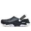 Foamies Sandalen «Black White»