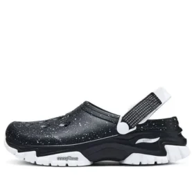 Foamies Sandalen «Black White»