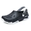 Foamies Sandalen «Black White»