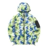 Freizeit-Camo-Jacke aus Webstoff „Grün Blau Weiss“