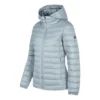 Gewebte, leichte, winddichte Daunenjacke „Grey“