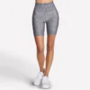 GO FLEX Bedruckte 8-Zoll-Fahrradshorts mit hoher Taille