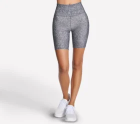 GO FLEX Bedruckte 8-Zoll-Fahrradshorts mit hoher Taille