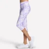 GO FLEX bedruckte Caprihose mit hoher Taille