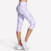GO FLEX bedruckte Caprihose mit hoher Taille