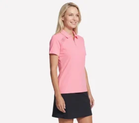 GO GOLF Kurzarm-Polohemd mit Reissverschluss vorne
