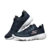 Go Run Focus Schuhe Blau/Weiss/Rosa