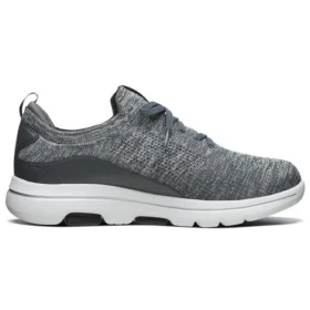 Go Walk 5 Low-Top Grau/Weiss