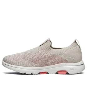 Go Walk 5 Schuhe Braun/Rosa/Weiss