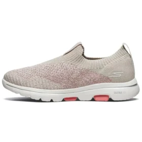 Go Walk 5 Schuhe Braun/Rosa/Weiss