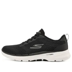 Go Walk 6 Low-Tops Sportschuhe Schwarz/Weiss