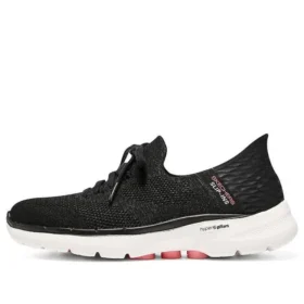 Go Walk 6 Schnürschuhe «Black Pink»
