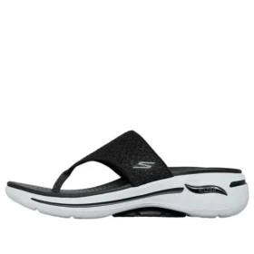 Go Walk Arch Fit Sandale «Black White»